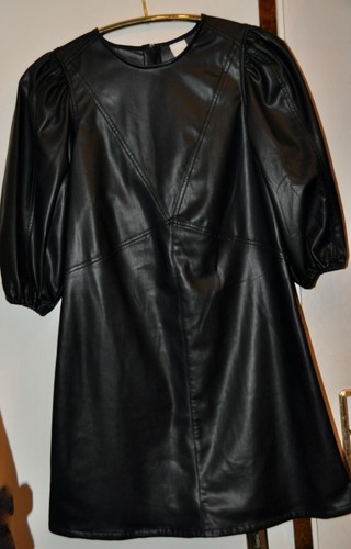 Kleid lederimitat 40 - kleid,