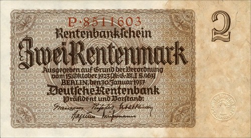 167a rentenmark 1937 - 2,