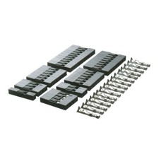 Pfostenstecker Dupont Rastermaß 2,54mm mit Buchsenkontakten verzinnt