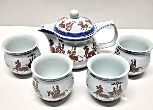 Keramik teeset teekanne - keramik, –