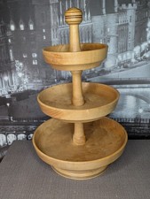 Große Holz Etagere 40cm, 3