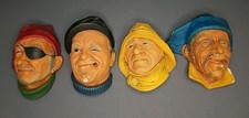 Lot Of 4 Bossons Chalkware
