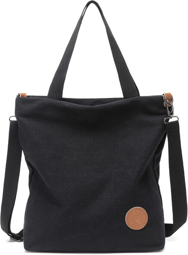 Damen canvas handtasche - canvas,