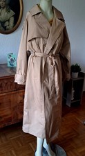 NEU: Maxi Trenchcoat  m. Gürtel oversize latte macchiato (dunkelbeige) 44/46