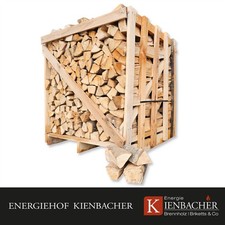 1-5RM Holzbox Buchen Brennholz 33cm trocken Kaminholz Feuerholz Scheitholz Buche