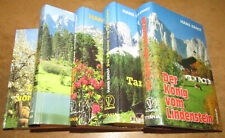 Hans Ernst, 5 Heimatromane, Bücher gebunden, Verlag Titania, Heimat Berge  S1/09