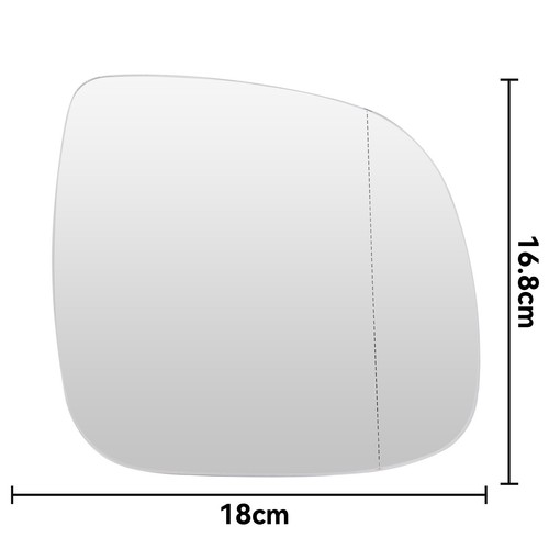 Rechts spiegelglas beheizbar - rechts,