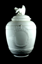 KPM Porzellan Deckelvase ° Porpourri um 1915 ° Adlerknauf ° Friedrich Elis Meyer