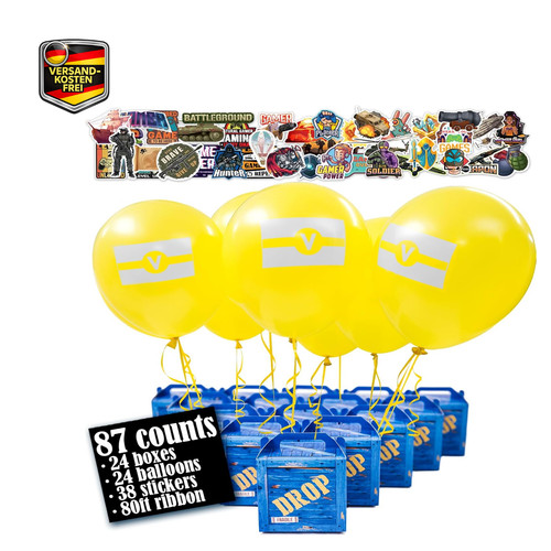 Partyboxen stück blau - 24,
