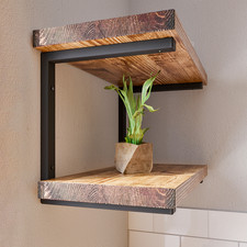 Doppelte Regalhalter