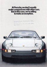 PORSCHE 911 930 TURBO 928 S4 Prospekt Brochure 1986 USA B5