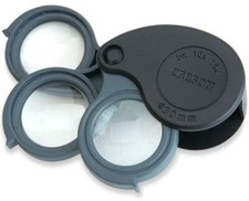 Carson TV-15 Einschlaglupe Multi-Power 5-15x, 30mm, kompakt, für Juweliere