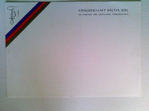 Couleurkarte sängerschaft - couleurkarte,,