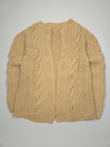 Aran strickjacke mit - strickjacke,