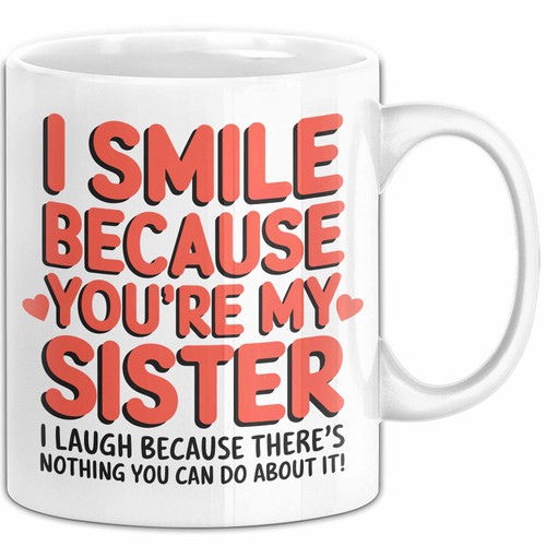 Schwester tasse geschenk - schwester, i