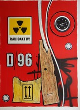 Peter Klasen: Restricted Area - Lithografie Originell Unterzeichnet