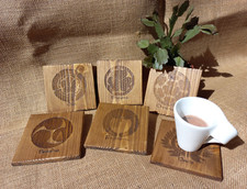 Japanische Kamon Untersetzer