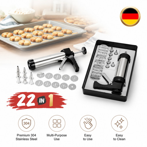Gebäckpresse edelstahl - gebäckpresse,
