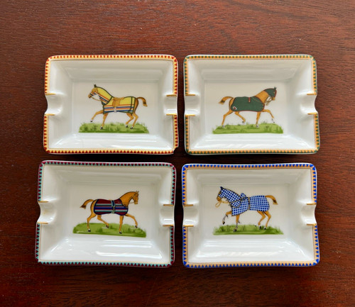 Hermès porzellan aschenbecher - hermÈs,