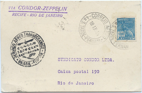 Zeppelin 1934 brasilien - brasilien, 8.