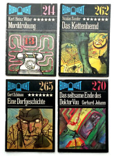 4 DDR-Romane - Blaulicht Nr. 214, 262, 265, 270 - Krimis * Zustand: gut +