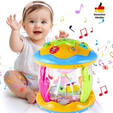 Baby Spielzeug ab 1 Jahr Mädchen Junge Drehender Projektor Babyspielzeug
