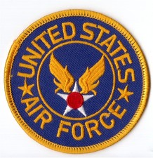 Original Abzeichen US Air Force Luftwaffe Rund Unbenutzt für Uniform 