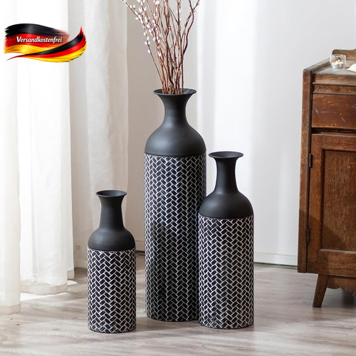 Große bodenvase set aus - große,