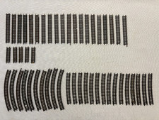 Konvolut Arnold gerade und gebogene Gleise, 50 Stück, ansehen, Schnäppchen !!!