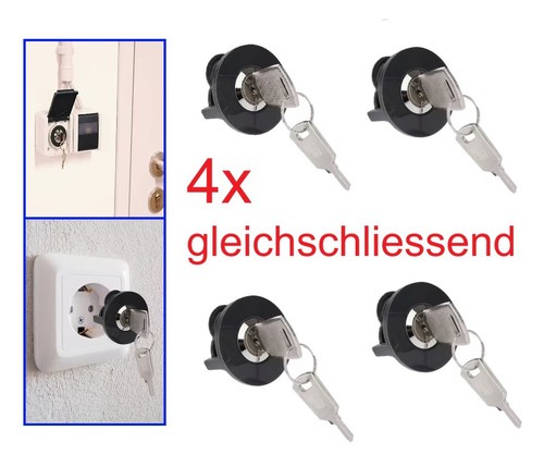 Steckdosenschloss - 4x,