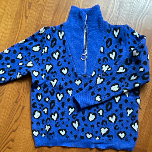 Damen strickpullover half - strickpullover, half-zip