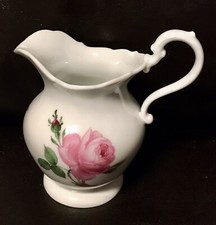 Meissen Meißner Kanne Milchkanne Milchgiesser  Rote Rose 1.Wahl ⚔️
