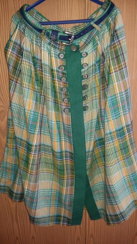 Trachtenrock mit gürtel - gürtel,
