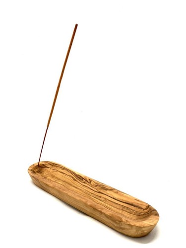 Räucherschale olivenholz oval - räucherschale,