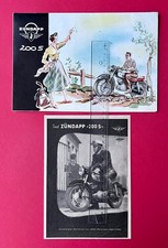 2 x Reklame Prospekt um 1955