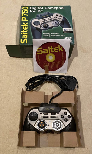 Saitek p750 gamepad mit ovp - mit,