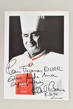 Paul Bocuse -  - original Autogramm - ca. 22x16cm - Autogrammkarte