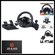 SUBSONIC Superdrive - Rennlenkrad GS750 Drive Pro lenkräd mit Pedalen, paddel...