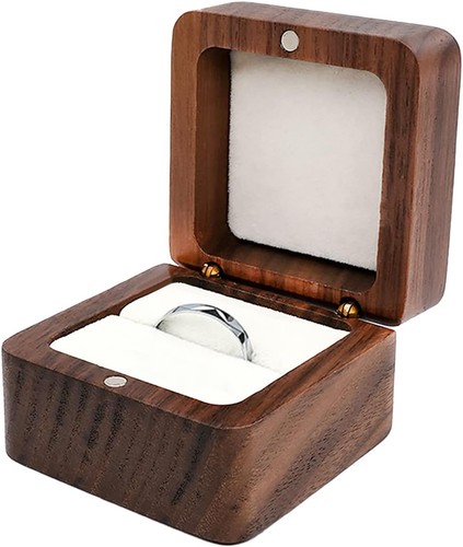 Personalisierte holz ring box - ring,