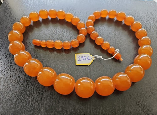 Antike bernsteinkette - 89,