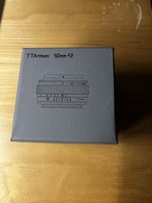 TTArtisan 50mm F2 Full Frame Manual Focus Prime Objektiv für Sony