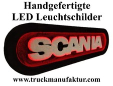 SCANIA LKW LED Rückwandschild