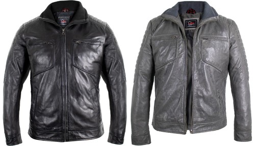 Herren freizeit lederjacke - herren,