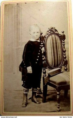 Cdv foto kind herzog lorrach - cdv,