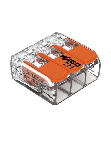 Wago klemmen polig - 3-polig, |