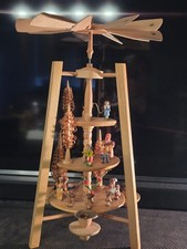 Pyramide Seiffen, Erzgebirge, NEU, unbespielt, 42cm