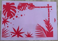 Schablone - A3 Dschungel