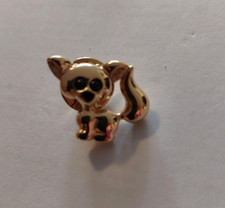 ? Pierre Lang Anstecknadel – Fuchs -Hund mit Emaille in Gold 2cm?