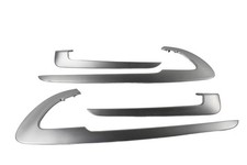 Dekorleisten Türen vorne-hinten Audi A3-S3 8P 3-Türig aluminium gebürstet Zierle