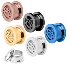 Flesh Schraub Ohr Tunnel Plug
